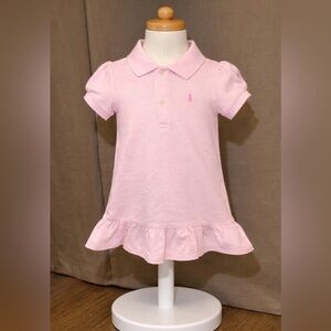 Ralph Lauren Light Pink Kids Polo Dress 9M